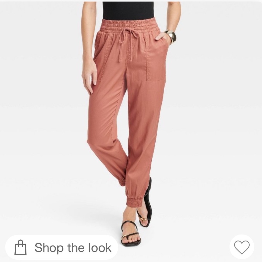 Rust cargo joggers NWT